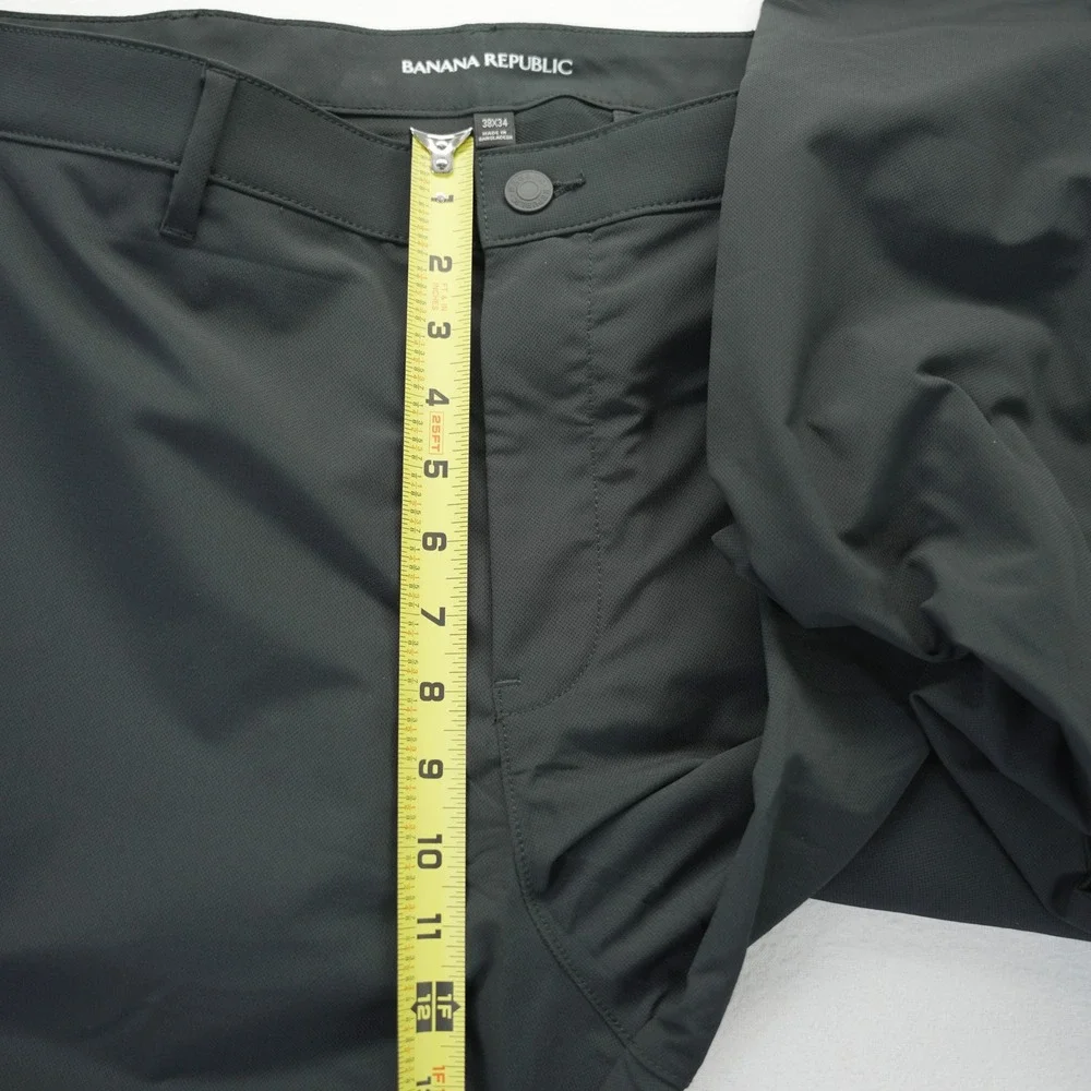 Banana Republic Core Temp‎ Performance Pants Mens 38x34 Black Technical NEW